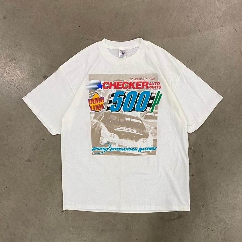 Vintage NASCAR Checker 500 Phoenix International Raceway 90s Racing T-Shirt XL